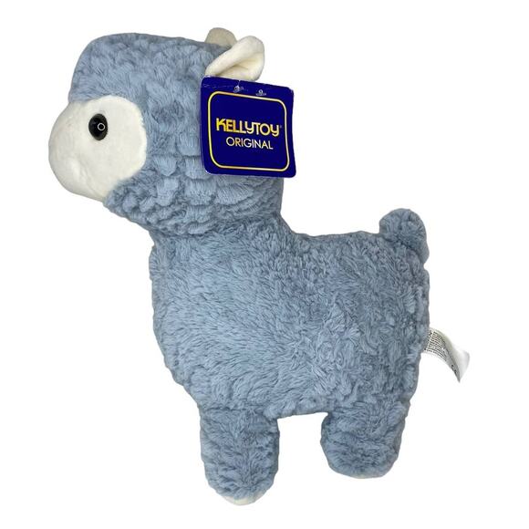 Kellytoy Original Llama Alpaca Blue Stuffed Animal Plush New With Tags 17" - Picture 4 of 9